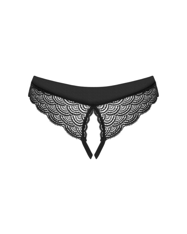 Obsessive - Chemeris Kruisloze Slip - Zwart - Afbeelding 5