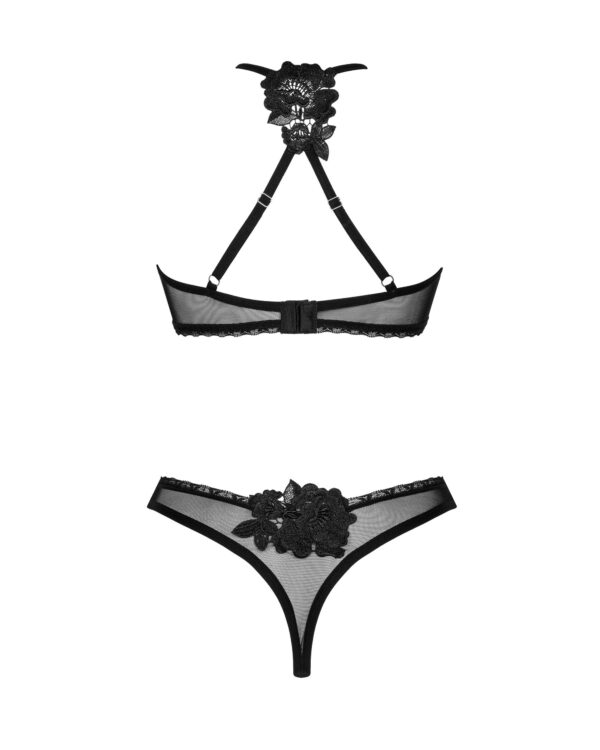 Obsessive - Latinesa Tweedelige Set - Zwart - Afbeelding 3