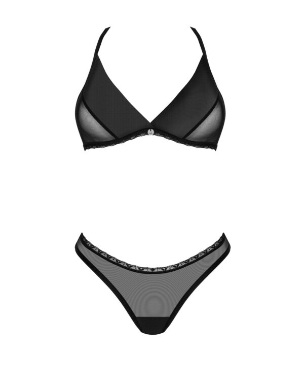 Obsessive - Latinesa Tweedelige Set - Zwart - Afbeelding 4
