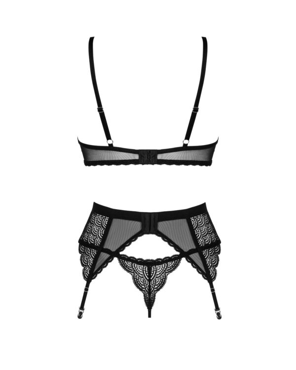 Obsessive - Chemeris Driedelige Set - Zwart - Afbeelding 3