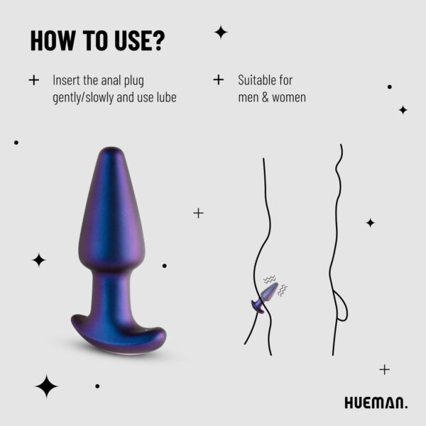 Hueman - Meteoroid Rimmende Anaal Plug - Afbeelding 3