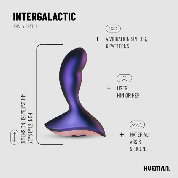 Hueman - Intergalactic Anaal Vibrator - Afbeelding 4