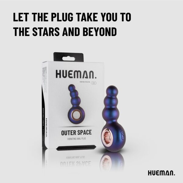 Hueman - Outer Space Vibrerende Buttplug - Afbeelding 5