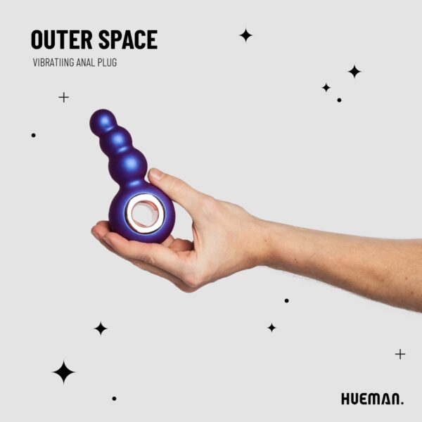 Hueman - Outer Space Vibrerende Buttplug - Afbeelding 2