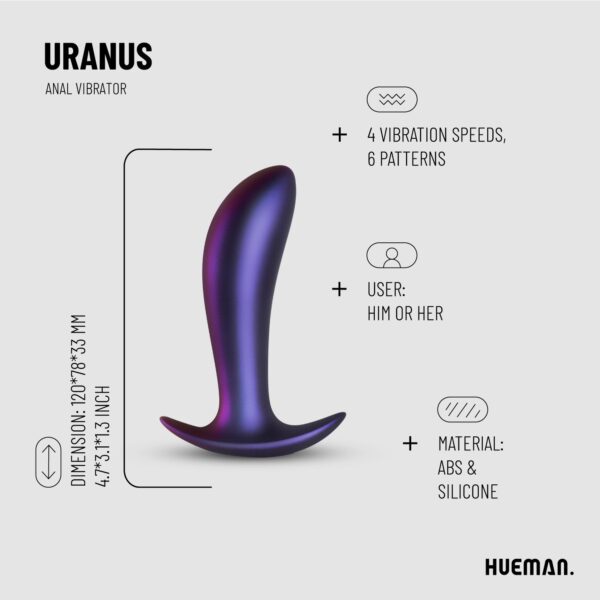 Hueman - Uranus Anaal Vibrator - Afbeelding 4