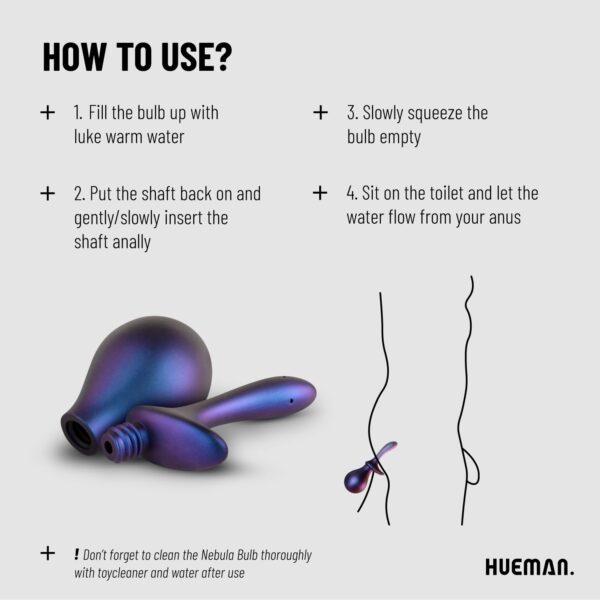 Hueman - Nebula Bulb Anaal Douche - Afbeelding 3