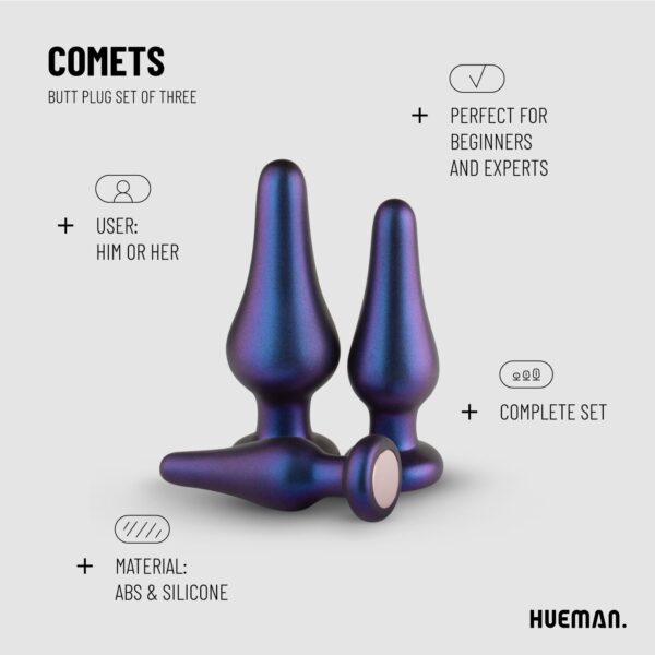 Hueman - Comets Buttplug Set - Afbeelding 5