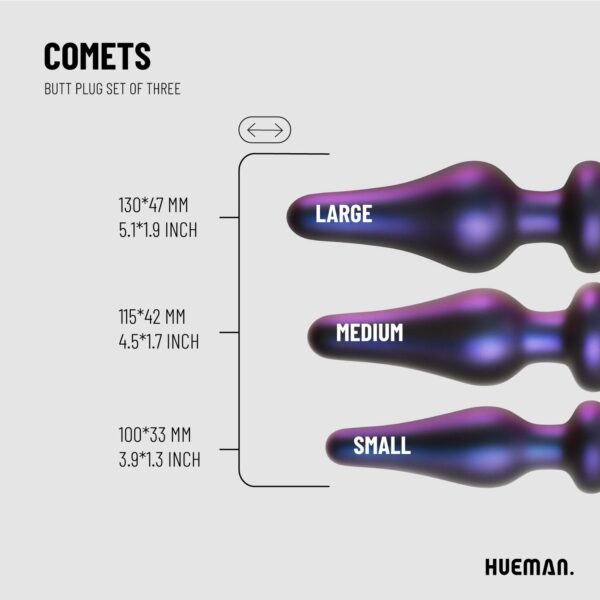 Hueman - Comets Buttplug Set - Afbeelding 2