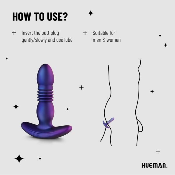 Hueman - Stotende Buttplug - Afbeelding 3