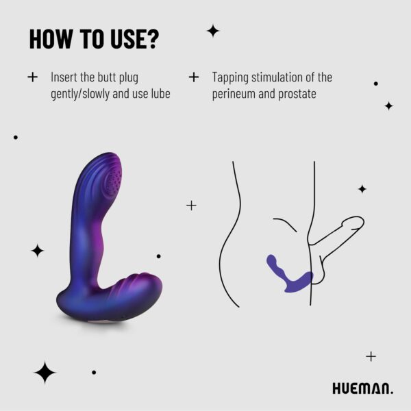 Hueman - Tappende Buttplug - Afbeelding 4