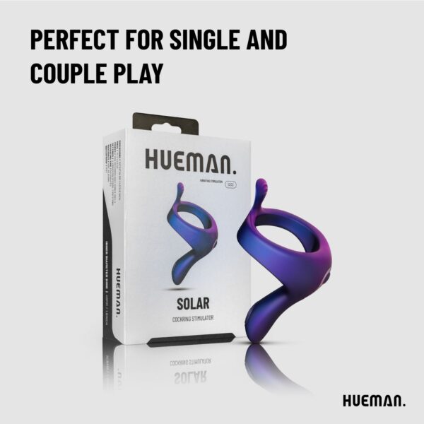 Hueman - Vibrerende Strap-on Cockring - Afbeelding 5