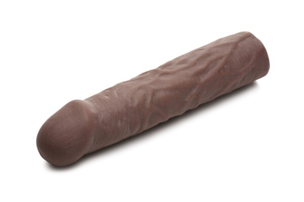 JOCK Extra Lange Penis Sleeve 22,5 cm - Bruin - Afbeelding 4