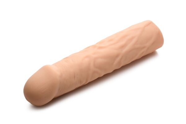 JOCK Extra Lange Penis Sleeve 22,5 cm - Beige - Afbeelding 5