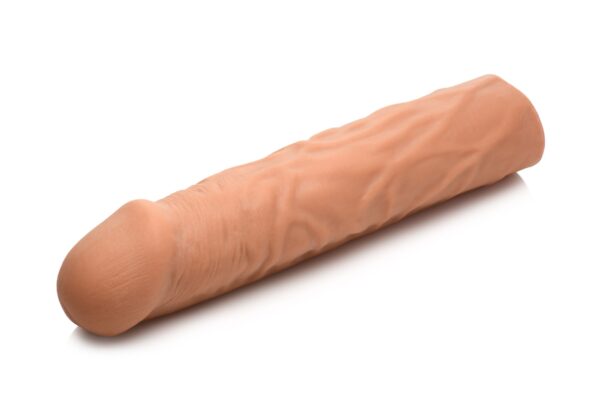JOCK Extra Lange Penis Sleeve 22,5 cm - Tan - Afbeelding 3