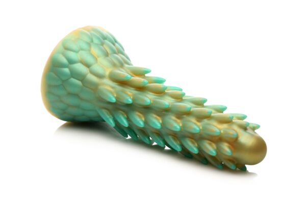Stegosaurus Spiky Reptiel Dildo - Groen - Afbeelding 4