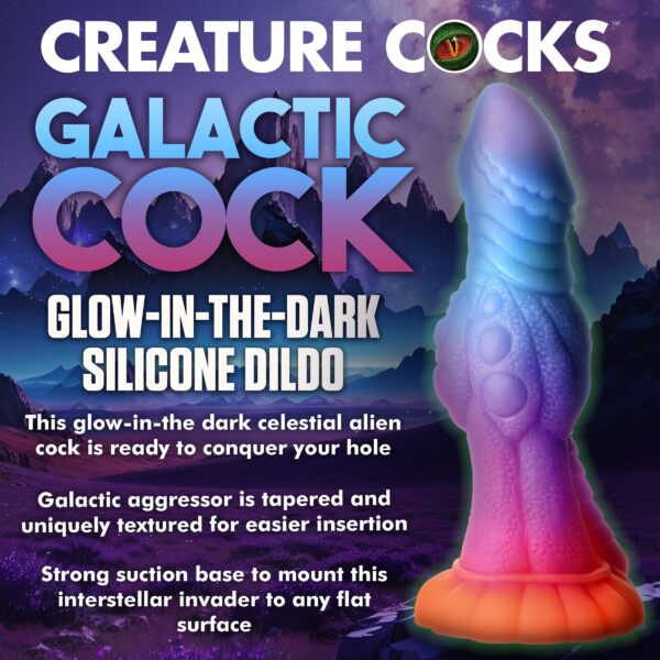 Glow-In-The-Dark Alien Dildo - Afbeelding 12