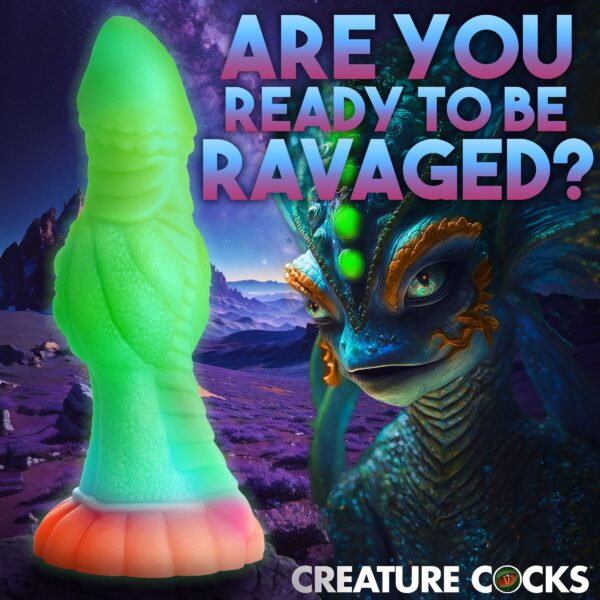 Glow-In-The-Dark Alien Dildo - Afbeelding 13