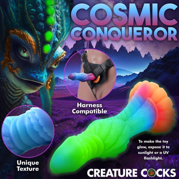 Glow-In-The-Dark Alien Dildo - Afbeelding 16