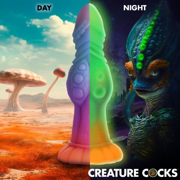 Glow-In-The-Dark Alien Dildo - Afbeelding 18