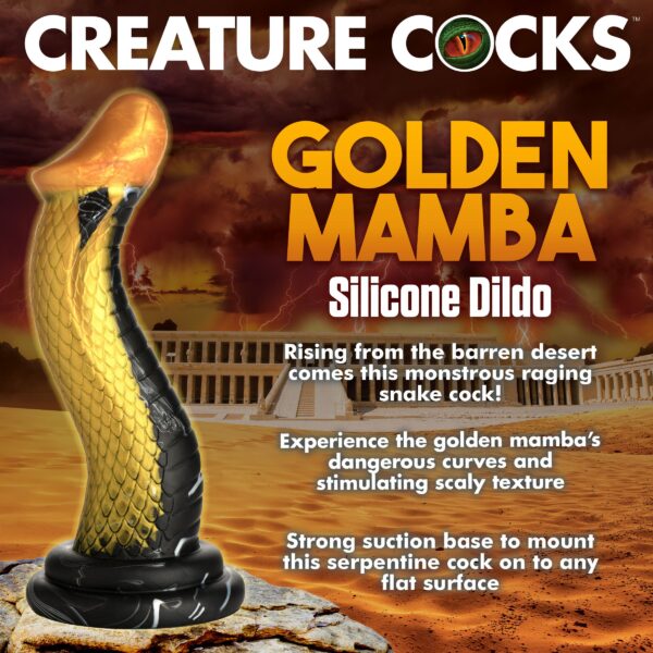 Gouden Mamba Dildo - Afbeelding 13