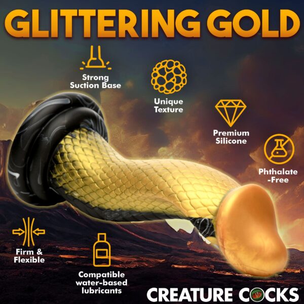 Gouden Mamba Dildo - Afbeelding 16