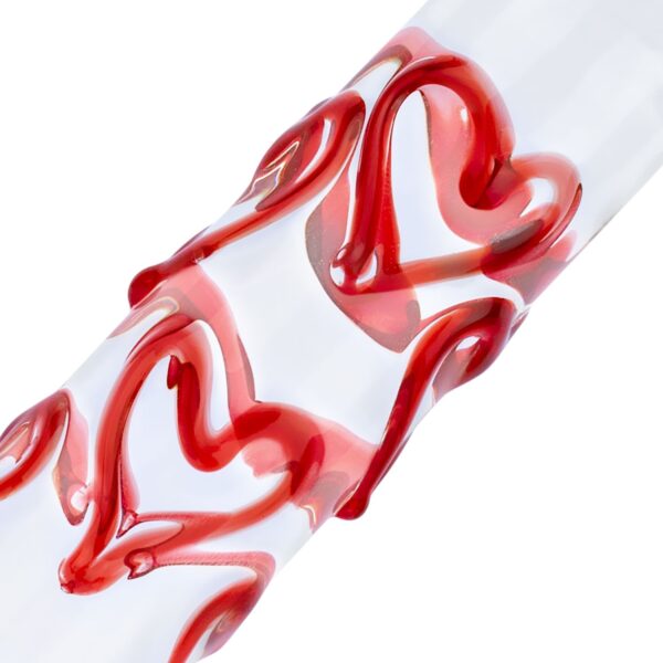Gildo - Glazen G-spot/Prostaat Dildo Met Hartjes No.30 - Afbeelding 6