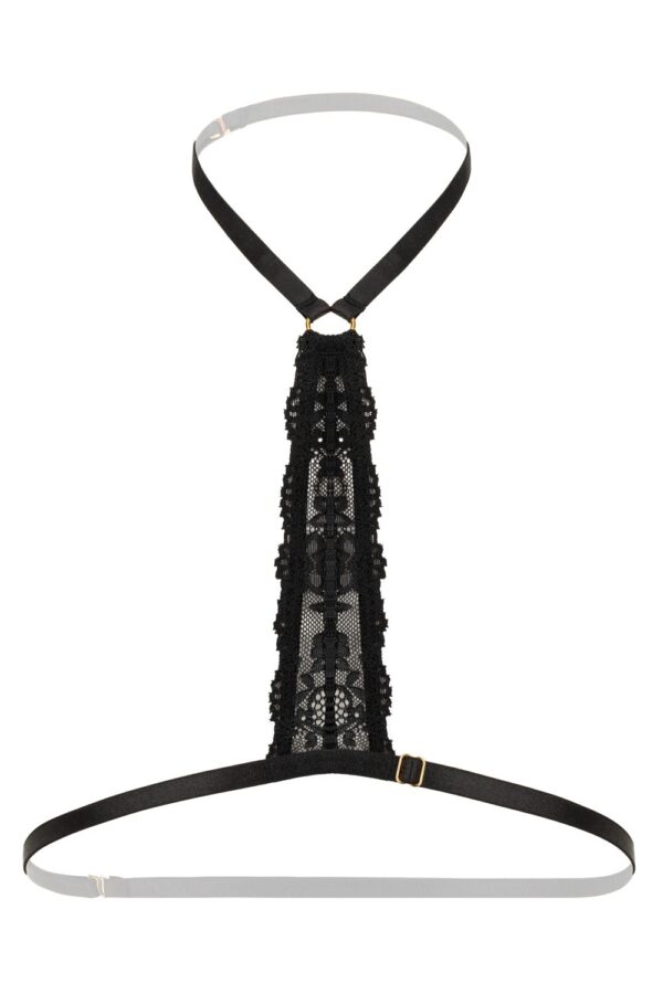 Strappy Harness Bralette Evening Kiss -zwart - Afbeelding 5