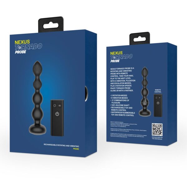 Nexus - Tornado Probe Roterende Anaal Vibrator - Afbeelding 9