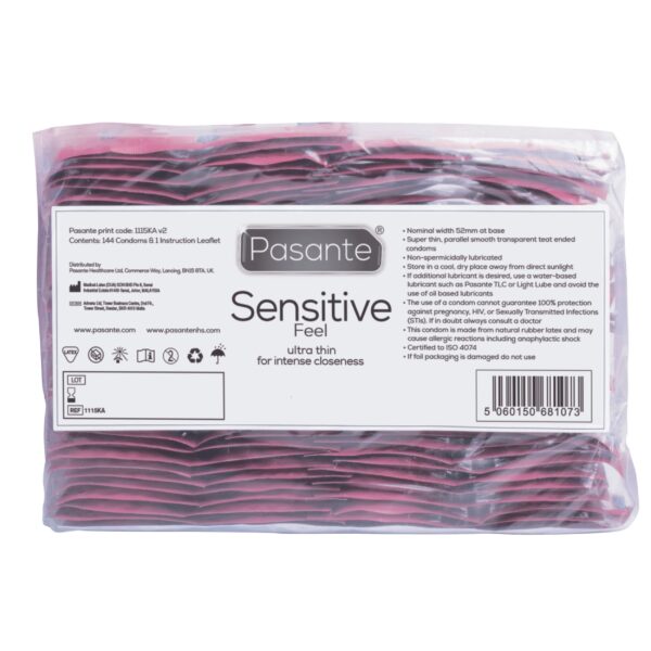 Pasante Sensitive Feel Condooms - 144 stuks - Afbeelding 2