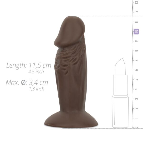 Charlie Realistische Dildo Met Zuignap - 11,5 cm - Afbeelding 4