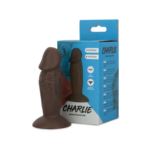 Charlie Realistische Dildo Met Zuignap - 11,5 cm - Afbeelding 5