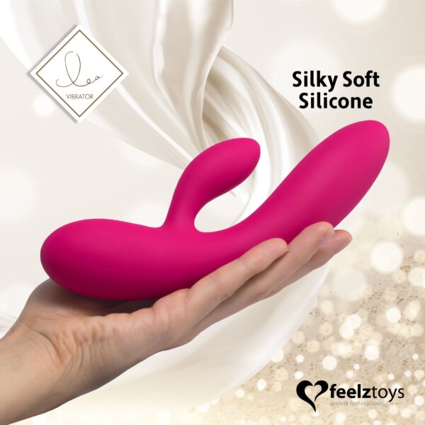 FeelzToys - Lea Rabbit Vibrator - Glitter - Afbeelding 5