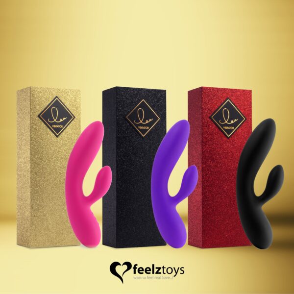 FeelzToys - Lea Rabbit Vibrator - Glitter - Afbeelding 7