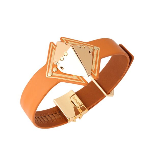 LOCKINK - Posture Luxe Collar en Lijn - bruin - Afbeelding 3