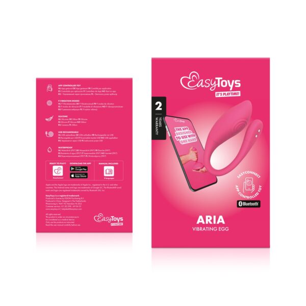 EasyConnect - Vibrerend Eitje Aria app gestuurd - Afbeelding 15