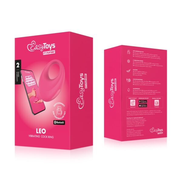 EasyConnect - Vibrerende Cockring Leo app gestuurd - Afbeelding 2