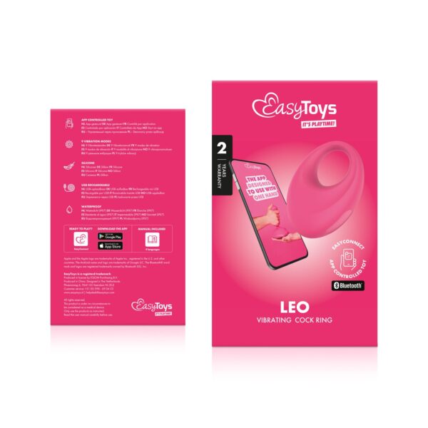 EasyConnect - Vibrerende Cockring Leo app gestuurd - Afbeelding 16
