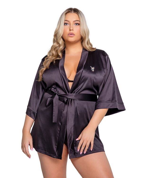 Playboy Lingerie - Sparkling Bunny Kimono - Afbeelding 3