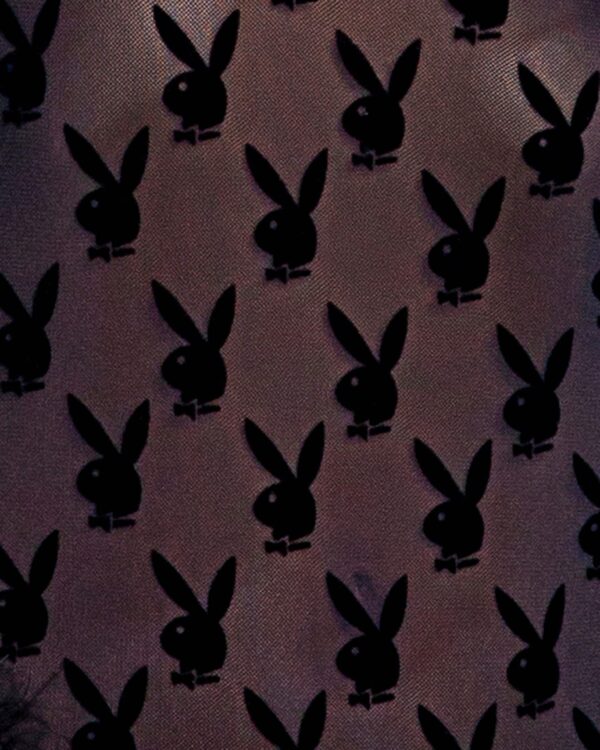 Playboy Lingerie - Bunny Noir Slip Dress - Afbeelding 5