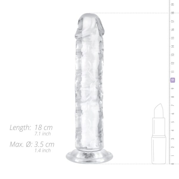 Jelly Dildo zonder ballen - 16 cm - Afbeelding 8