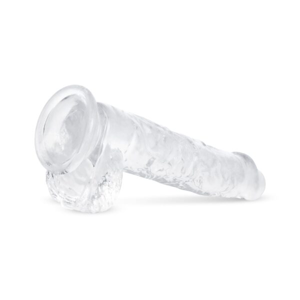 Jelly Dildo met Ballen - 13,5 cm - Afbeelding 5