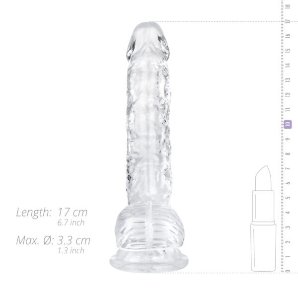 Jelly Dildo met Ballen - 15 cm - Afbeelding 7