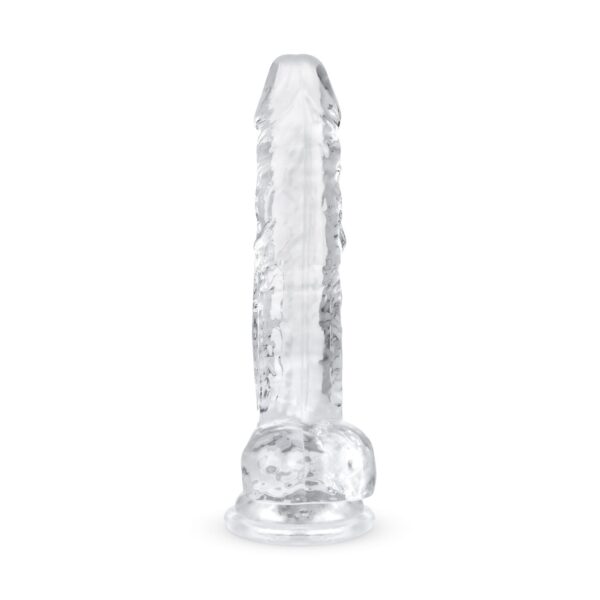 Jelly Dildo met ballen - 17 cm - Afbeelding 3