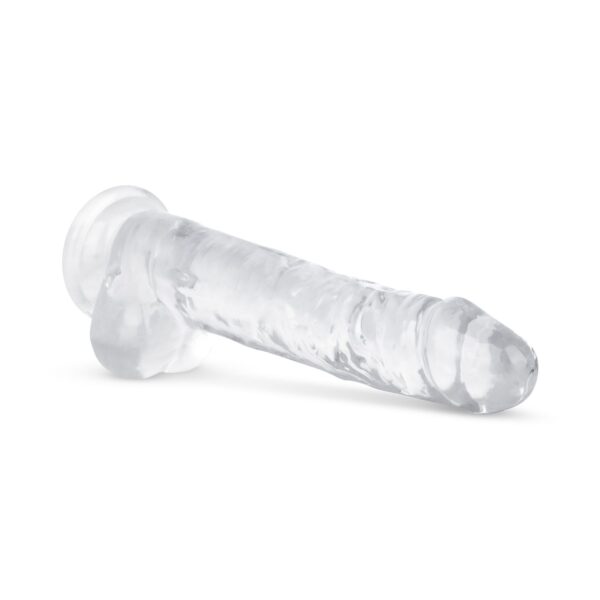Jelly Dildo met ballen - 19 cm - Afbeelding 4