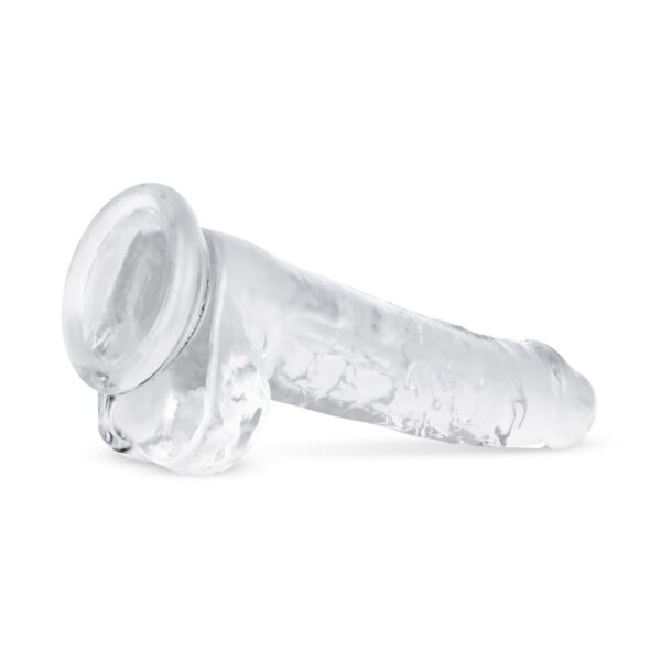 Jelly Dildo met ballen - 19 cm - Afbeelding 5
