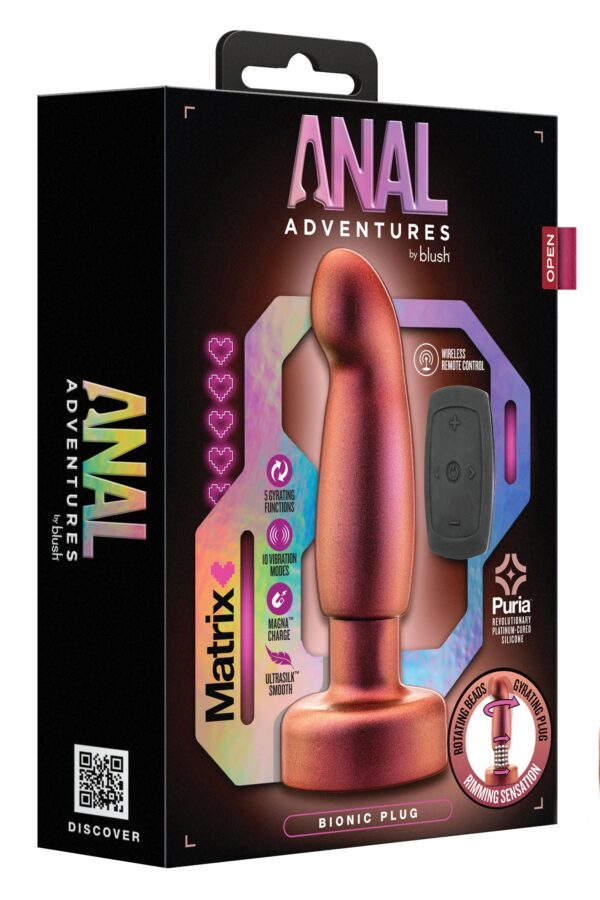 Anal Adventures Matrix - Bionic Plug - Cosmic Copper - Afbeelding 6