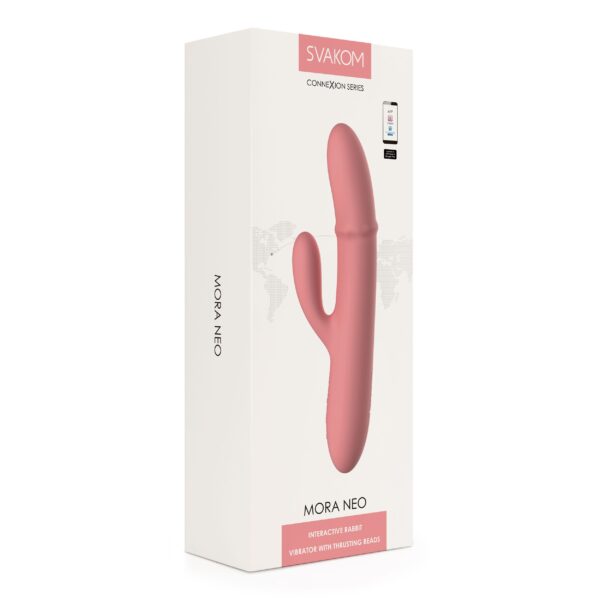 SVAKOM - Mora Neo Interactieve Stotende Vibrator - Peach - Afbeelding 6