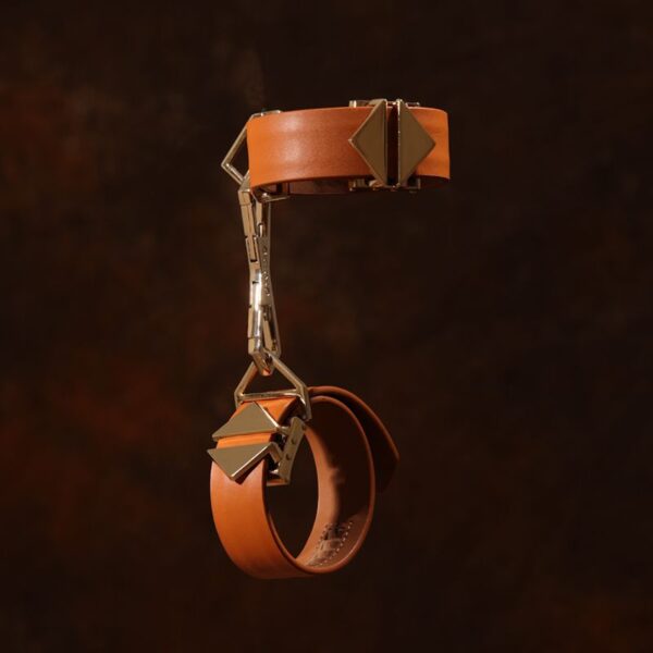 LOCKINK - Enkel- en enkelboeien Set - bruin - Afbeelding 5