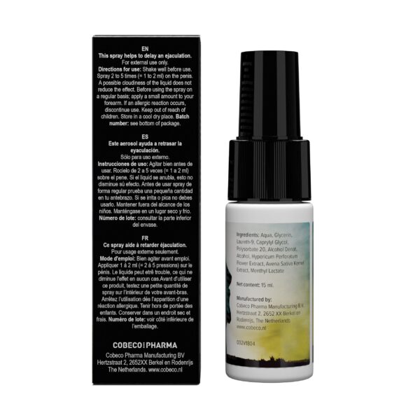 Orgasme Vertragende Spray - Black Stone - Afbeelding 4
