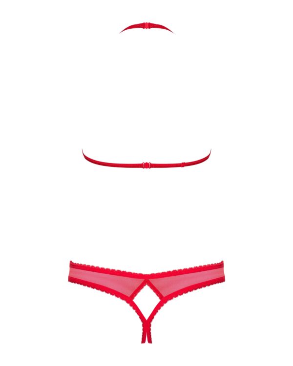 Obsessive - 870-sec-3 Tweedelige Set - Rood - Afbeelding 5